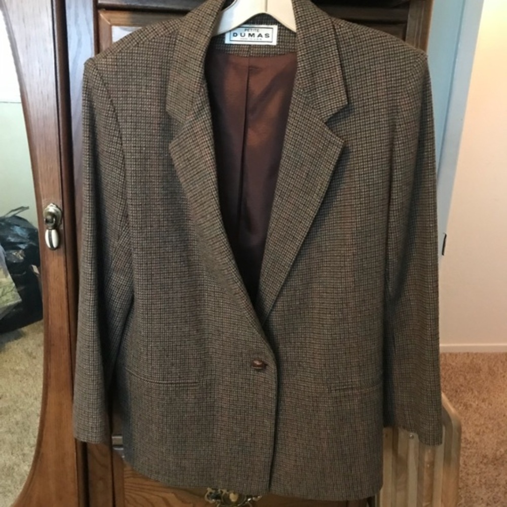 Trendy Plaid Blazer